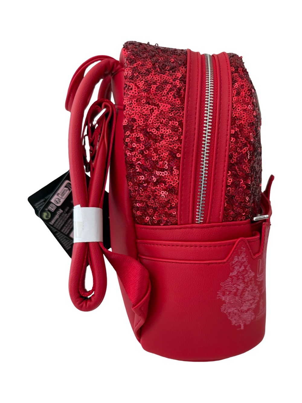 Loungefly Biltmore Red Sequin Mini Backpack NWT - Picture 3 of 9